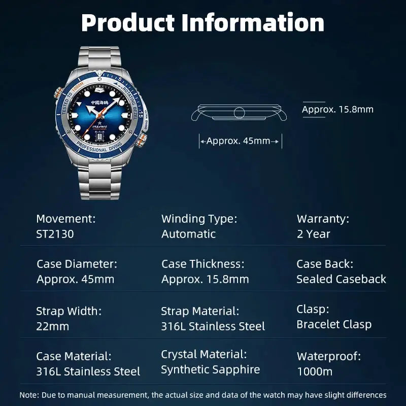 Seagull Deep Ocean Diver Watch — product image 6