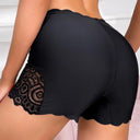 Ice Silk Lace Edge Safety Shorts Elegant Comfort for Women