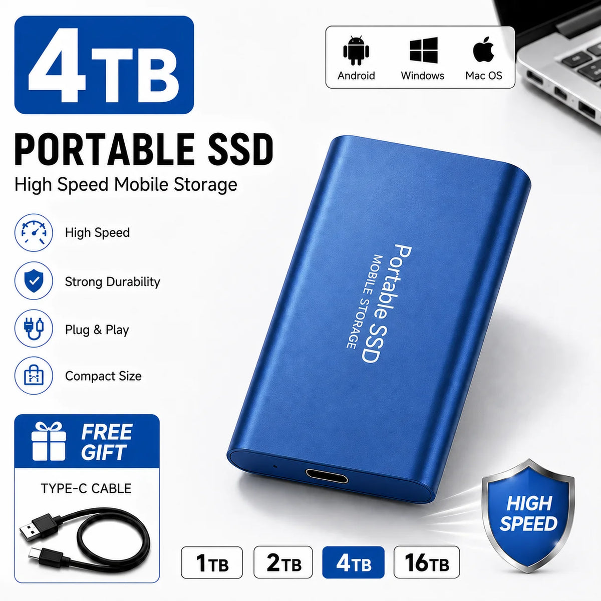 USB Laptop Portable SSD