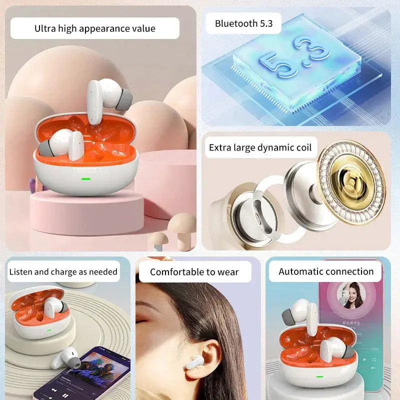 Wireless AI Translation Earphones for Multilingual Travel