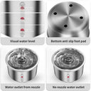 2L Stainless Steel Automatic Pet Water Dispenser Fountain