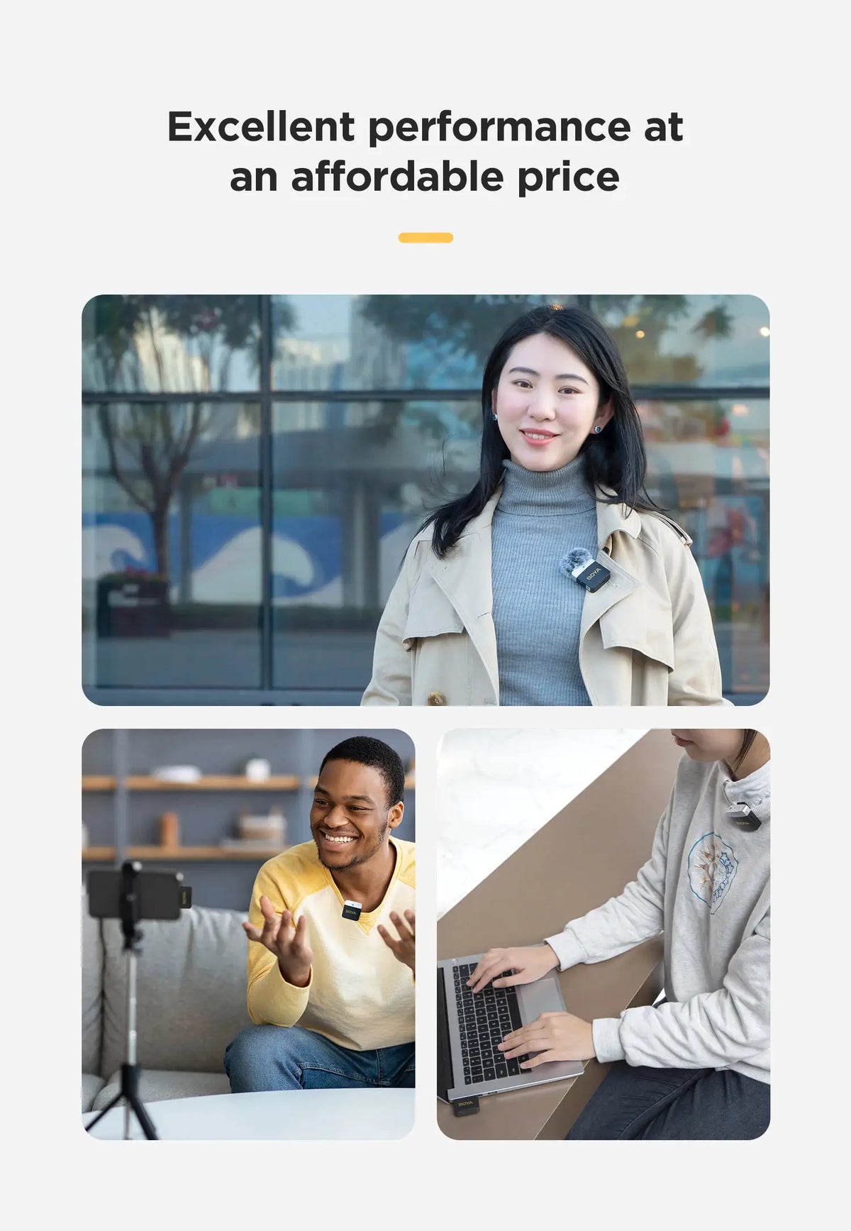 Ultraportable Lavalier Mic for YouTube — product view 20