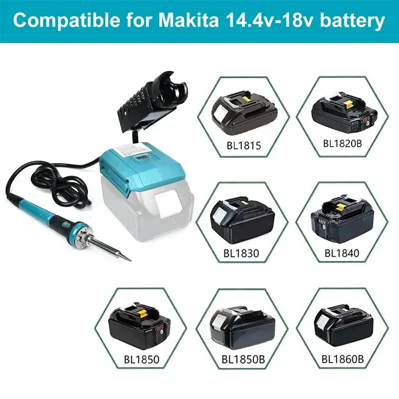 Portable 60W Electric Soldering Iron For Makita Dewalt - OurLum.com