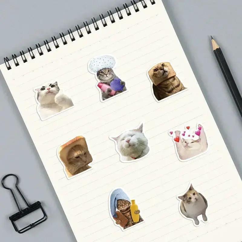 Cat Mood Sticker Set For Creative DIY Craft Supplies