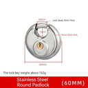 60mm Stainless Padlock - Heavy Duty Security.