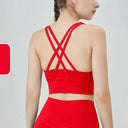 Breathable Sports Bra for Yoga Workouts