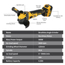 Precision Brushless Angle Grinder Pro