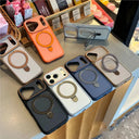 Shockproof Matte Kickstand MagSafe iPhone Case