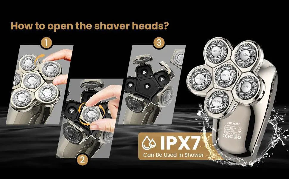 Sejoy Cordless Head Shaver for Men — product view 11