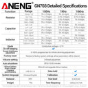 Aneng Smart Tweezers Lcr Meter