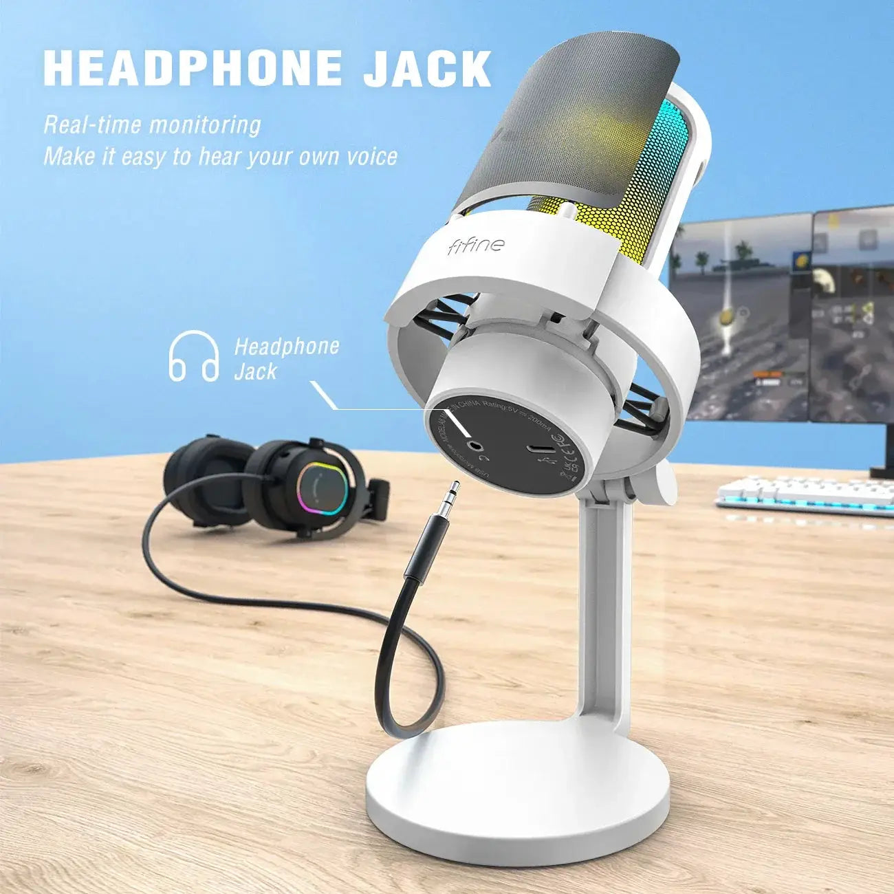 A8 USB Microphone For Recording And Streaming For PC And Mac