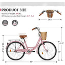 Comfortable Inch Beach Cruiser Bike