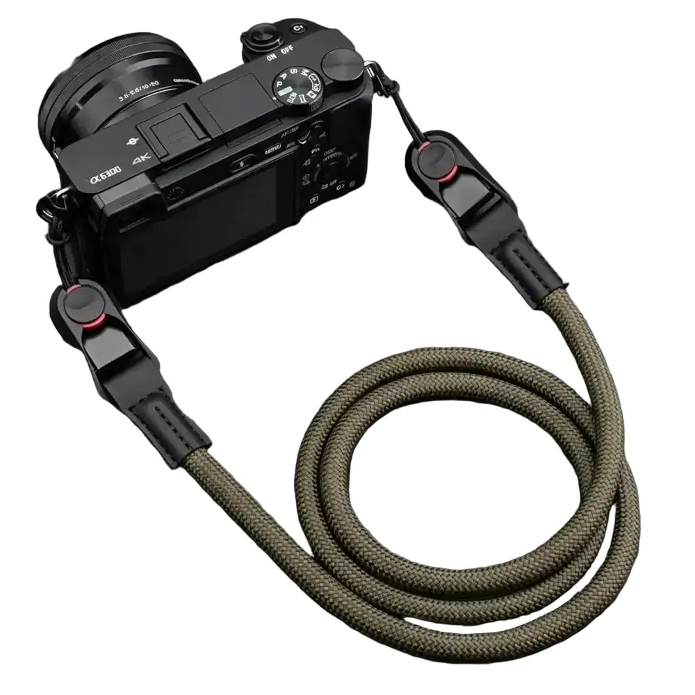 Quick Release Round Rope Camera Strap Fast Detachable Shoulder Strap for DSLR Mirrorless Camera Adjustable Camera Neck Strap