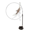 Interactive Cat Stick Kitten Teaser Suction Cup Wand Toy