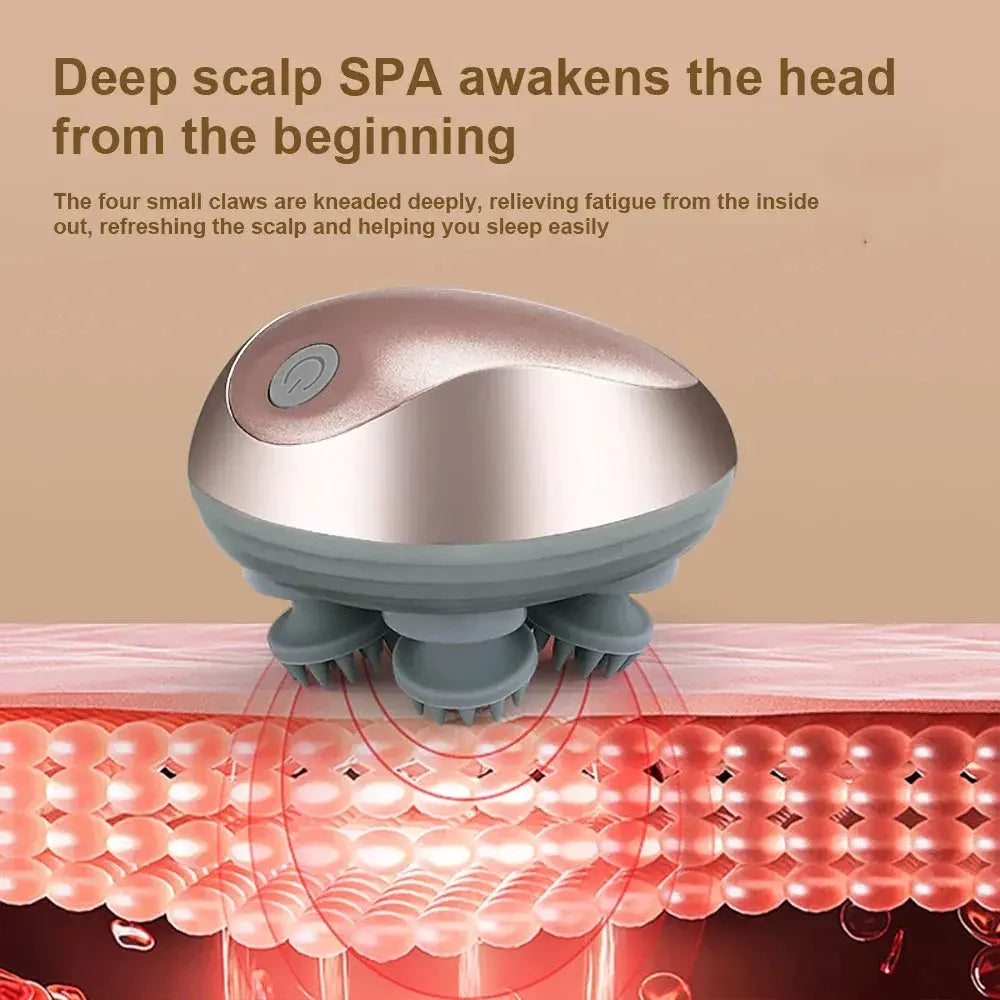 Electric Scalp Massager For Hair Growth Rechargeable