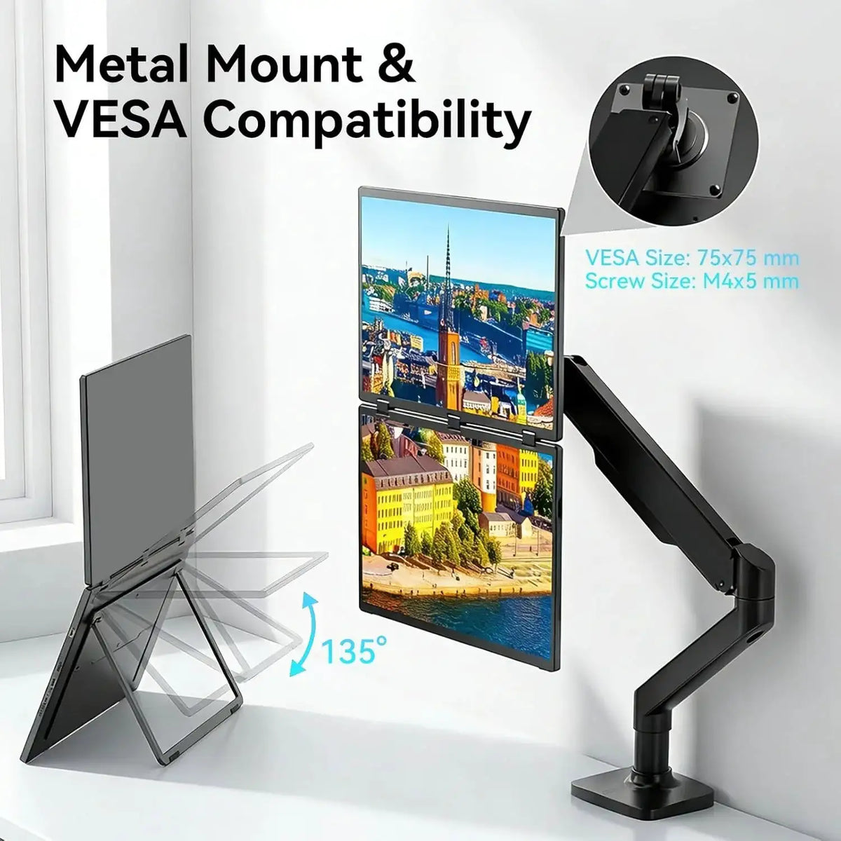 Dual Stack Laptop Monitor — product view 8