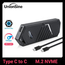 UnionSine M.2 SSD Enclosure Superior Performance NVMe Box