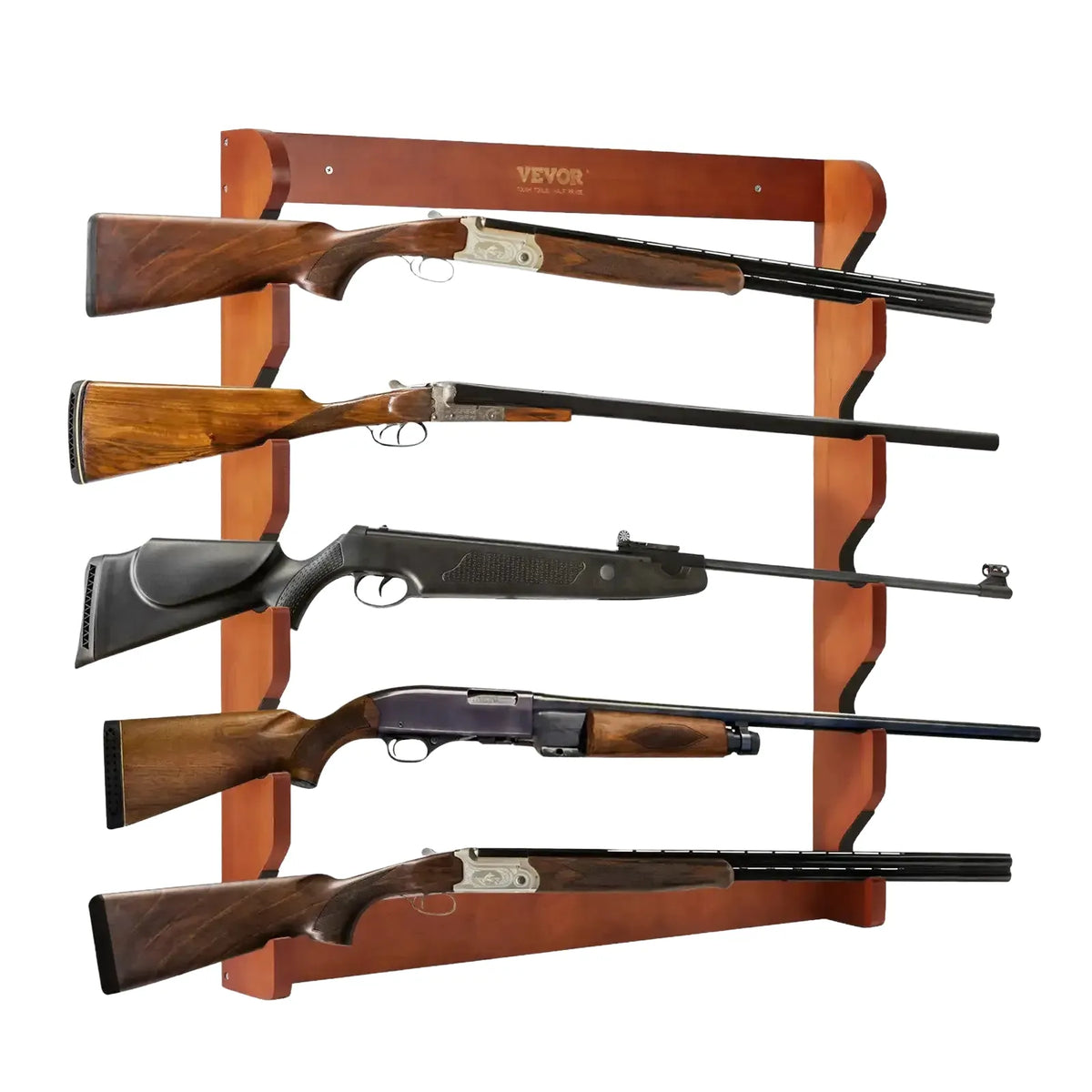 SucceBuy Wood Gun Rack Wall Mount Guns — product view 1