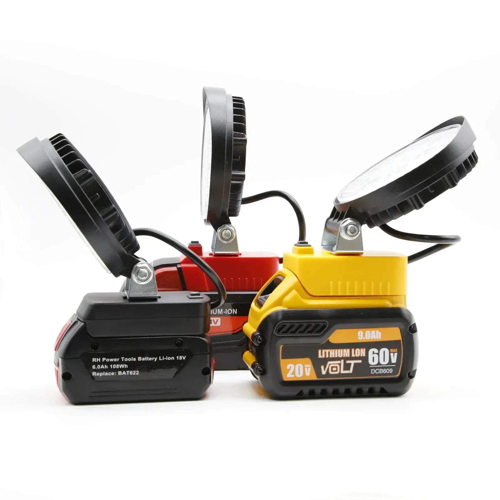 18V LED Work Light for Makita DeWalt Milwaukee Bosch