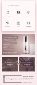 VS Sassoon Long Hair Full-Automatic Hair Curler Portable