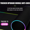 Luminous RGB Gaming Mouse Pad with LED Lights for Setup