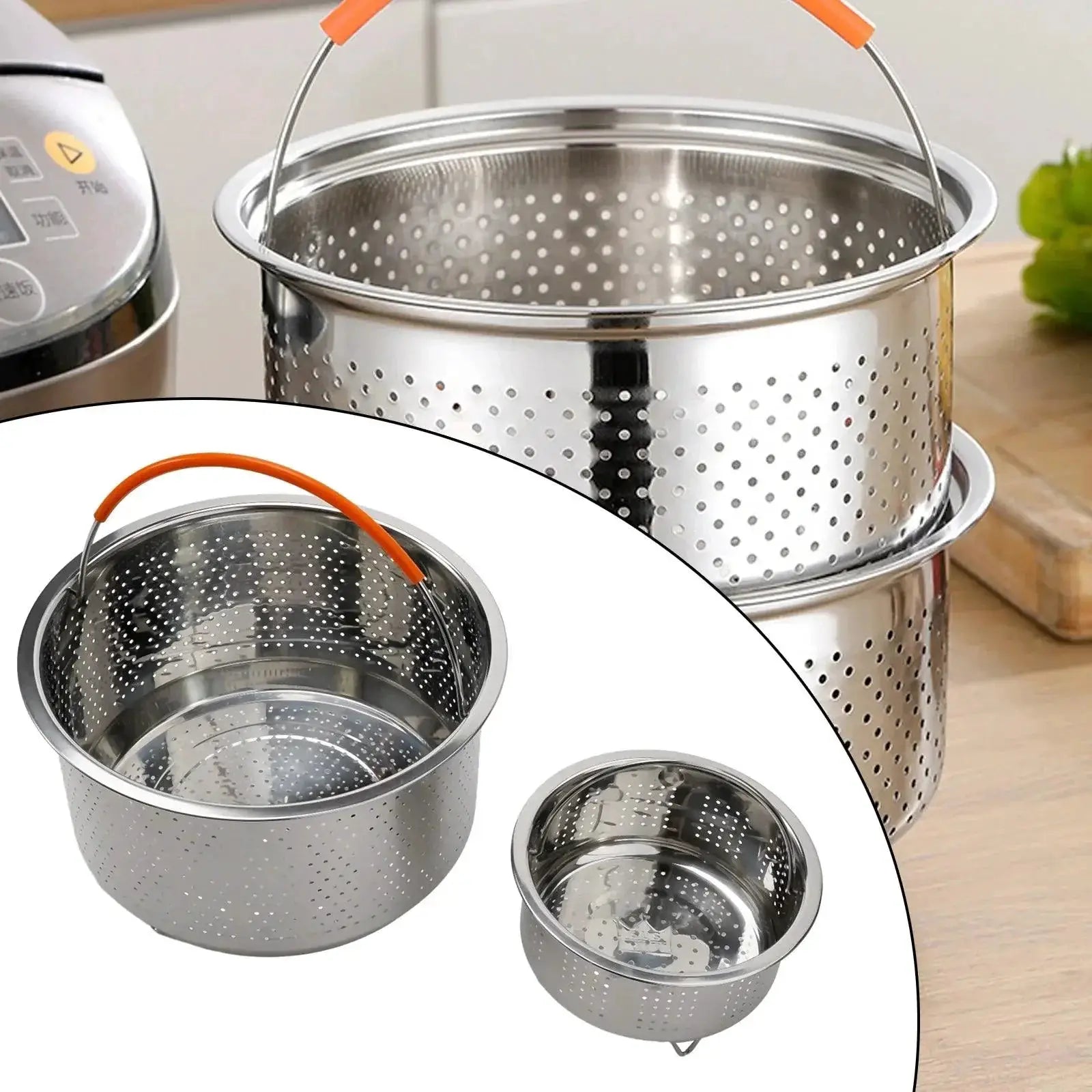 Stainless Steel Steamer Basket For Pressure Cooker Durable