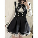 Elegant Gothic Lace Dress for Women Gala
