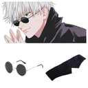 Jujutsu Kaisen Gojo Satoru Steampunk Round Glasses Cosplay