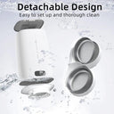 ROJECO Smart Cat Feeder Remote Control WiFi Auto Dispenser