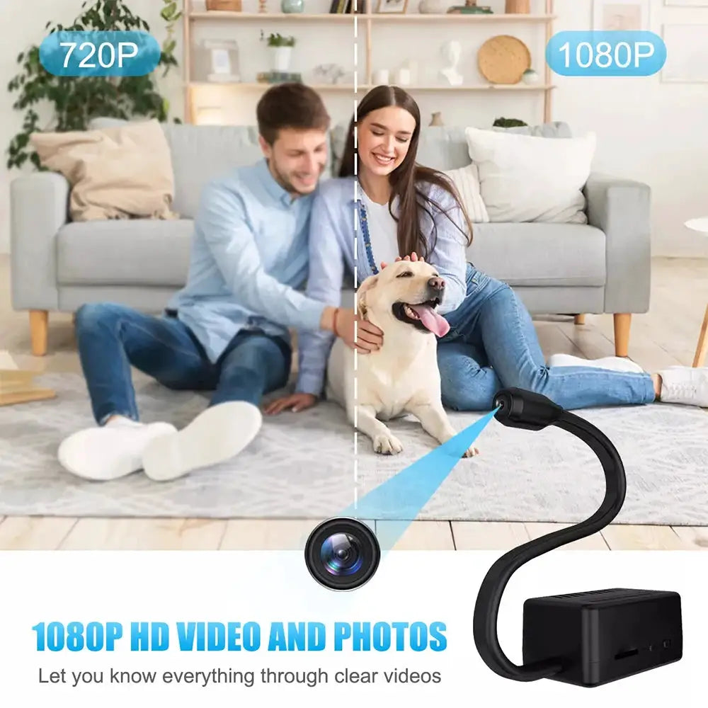 HD 1080P Mini Camera Motion Detection WiFi Camera Video Recorder Indoor Security Protection Surveillance Camcorder Remote View