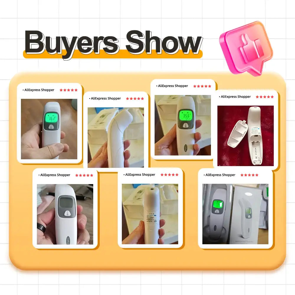Cofoe 2 in 1 Digital Forehead & Ear Thermometer Non-Contact Medical Thermometer Baby/Adult ±0.1℃ Temperature precise Measure