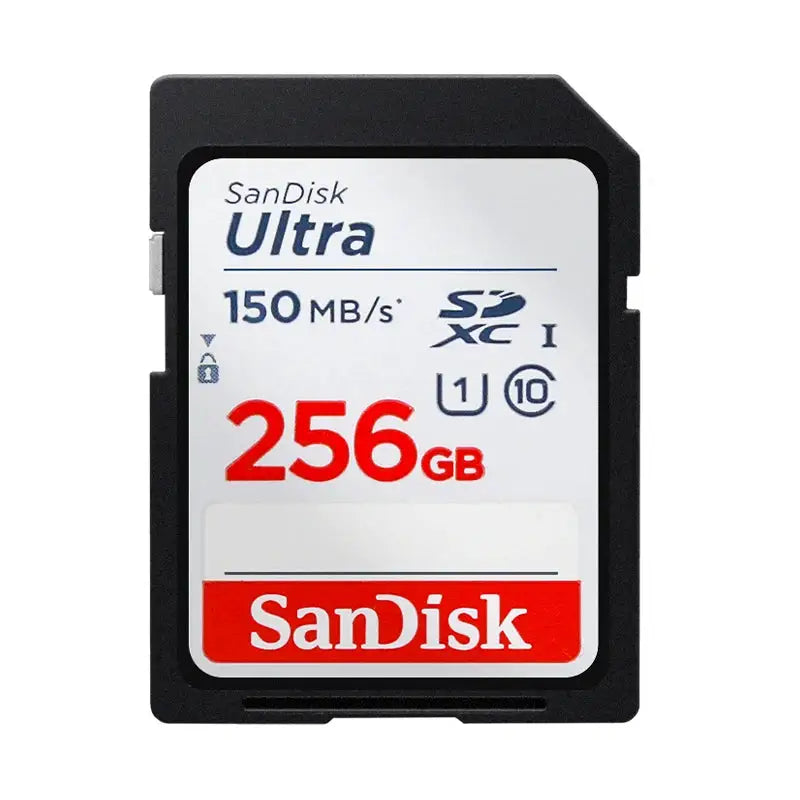 Original SanDisk Ultra SD Card C10 Max 120MB/s Flash Card 32GB 64G SDXC 128GB SDHC Class 10 Memory Card 256GB SD Card For Camera