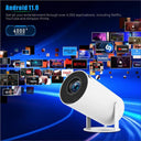 DITONG HY300 Pro Projector Android11 4K Dual Wifi 260ANSI