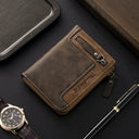 Cexika Wallet - Zipper PU Leather Card Holder