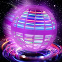 Flying Ball Kids Toy - Color Led Spinning Globe