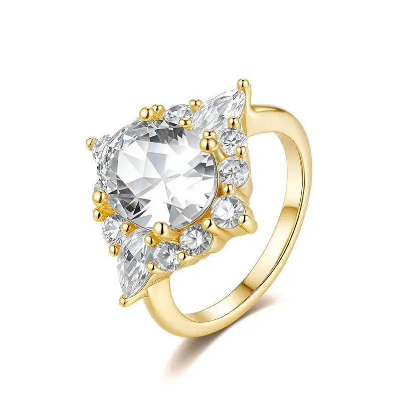 Sterling Silver Silver Moissanite Ring For Women — product image 6