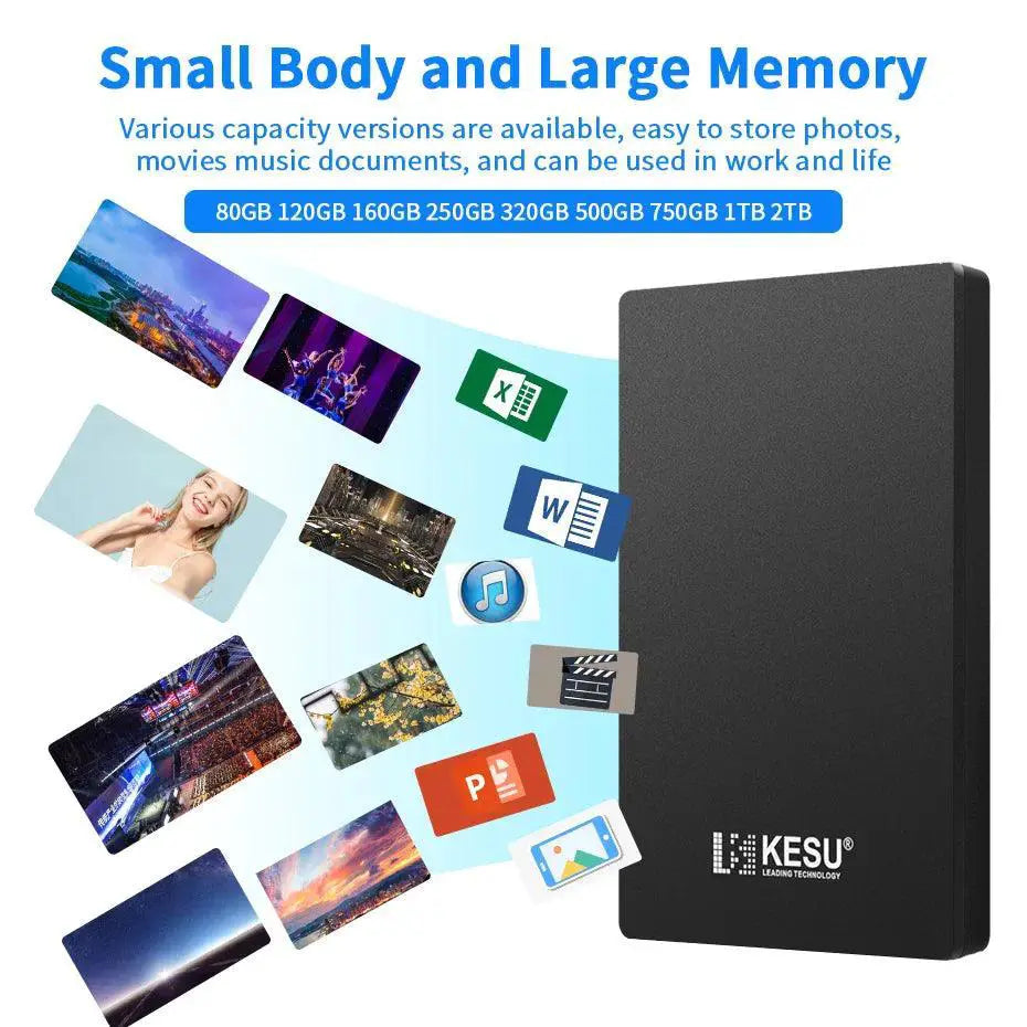 KESU External Hard Drive Ultimate Storage Solution