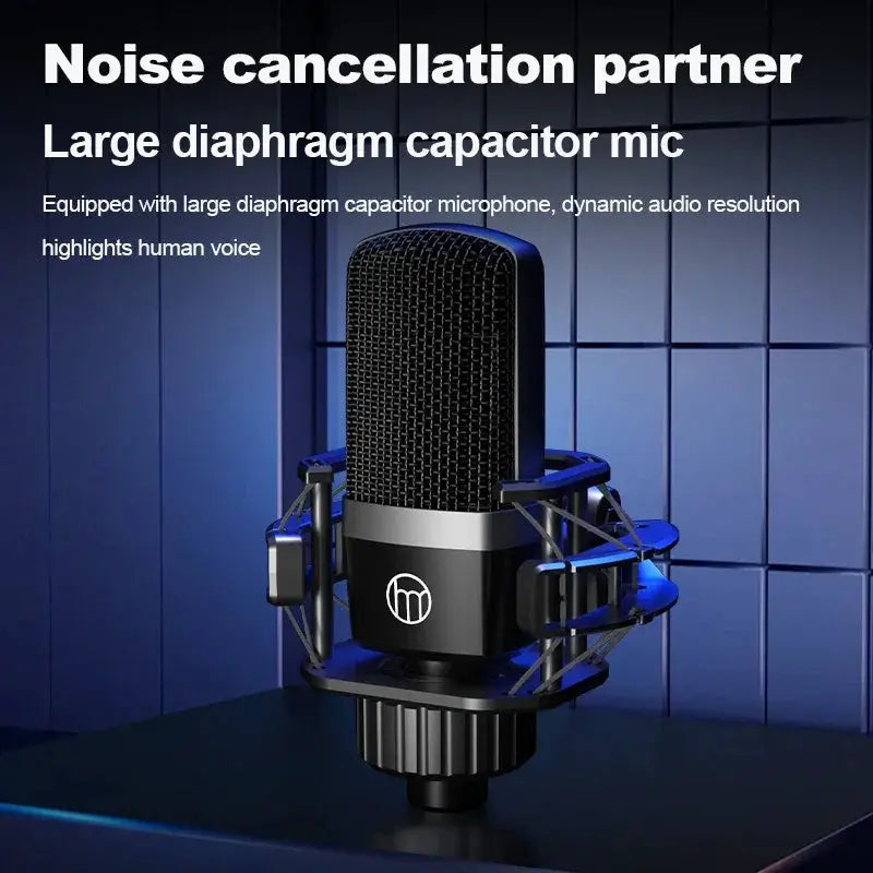 Zealsound Podcast Microphone SoundCard Kit for Streaming