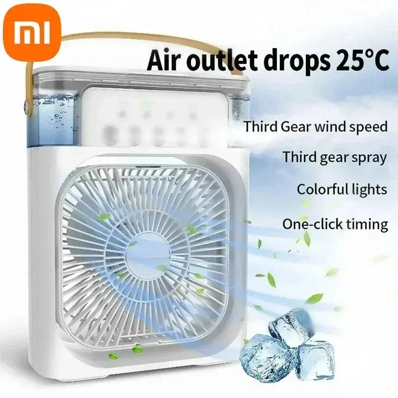 Xiaomi 3 In 1 Portable Fan Air Conditioner With LED Light - OurLum.com