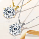 Moissanite Pendant Necklace In Carat