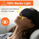 Soft 3D Eye Mask For Sleeping - Blocks Light
