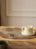 Smart Non-Slip Oval Table Mats for Home