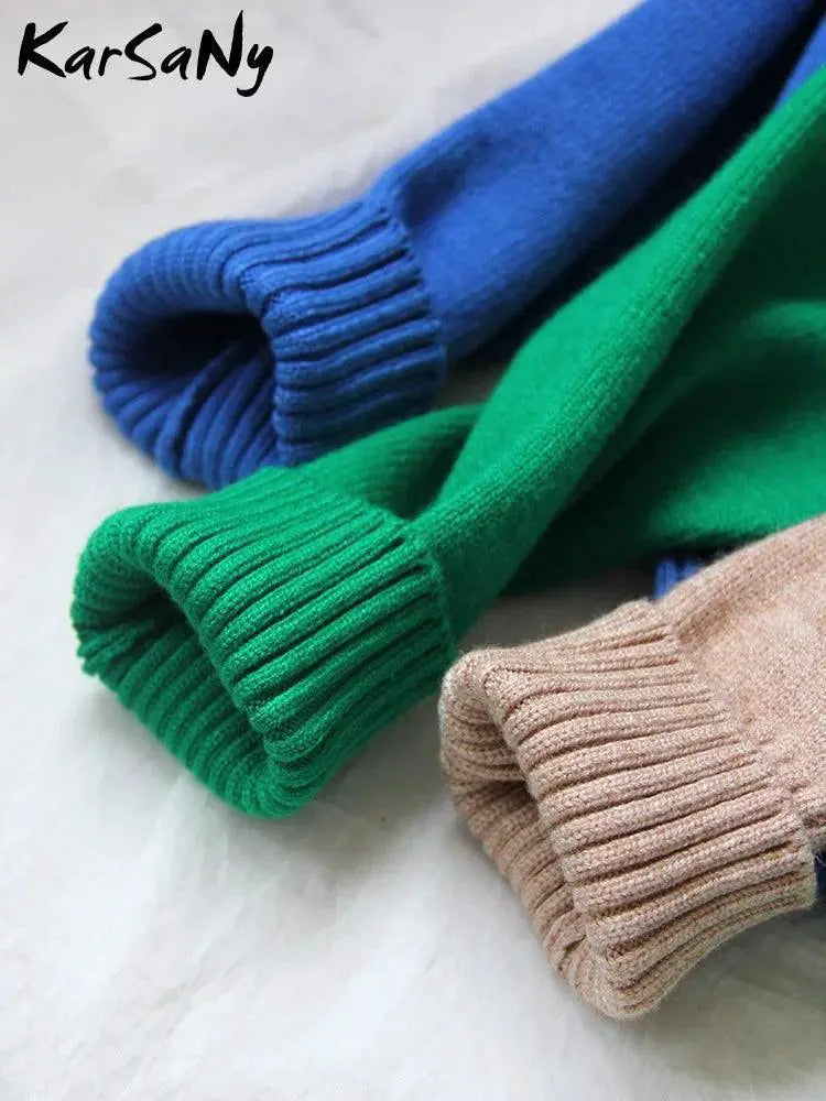 Chunky Knit Turtleneck Sweater Cozy Winter Essential Chic