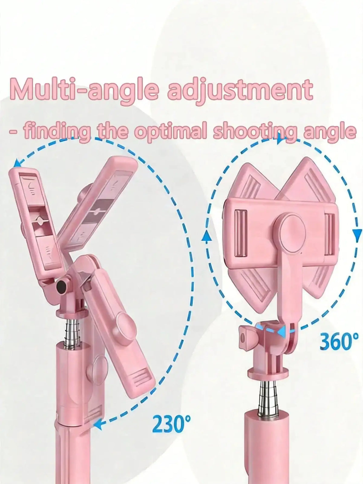 1PC Selfie Stick Wireless Selfie Stick With Tripod Stand Selfie Stick , Remote Control, Phone Holder And Built-In Tripod