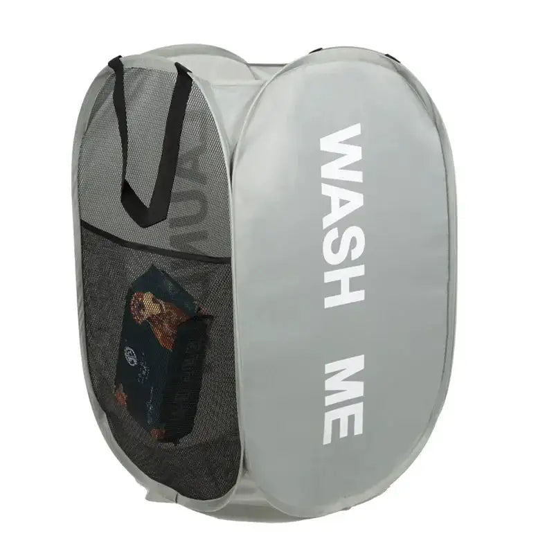 Pop Up Laundry Hamper - Space Saving Mesh Design — product view 9