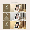 Travel Makeup Mirror With LED Light