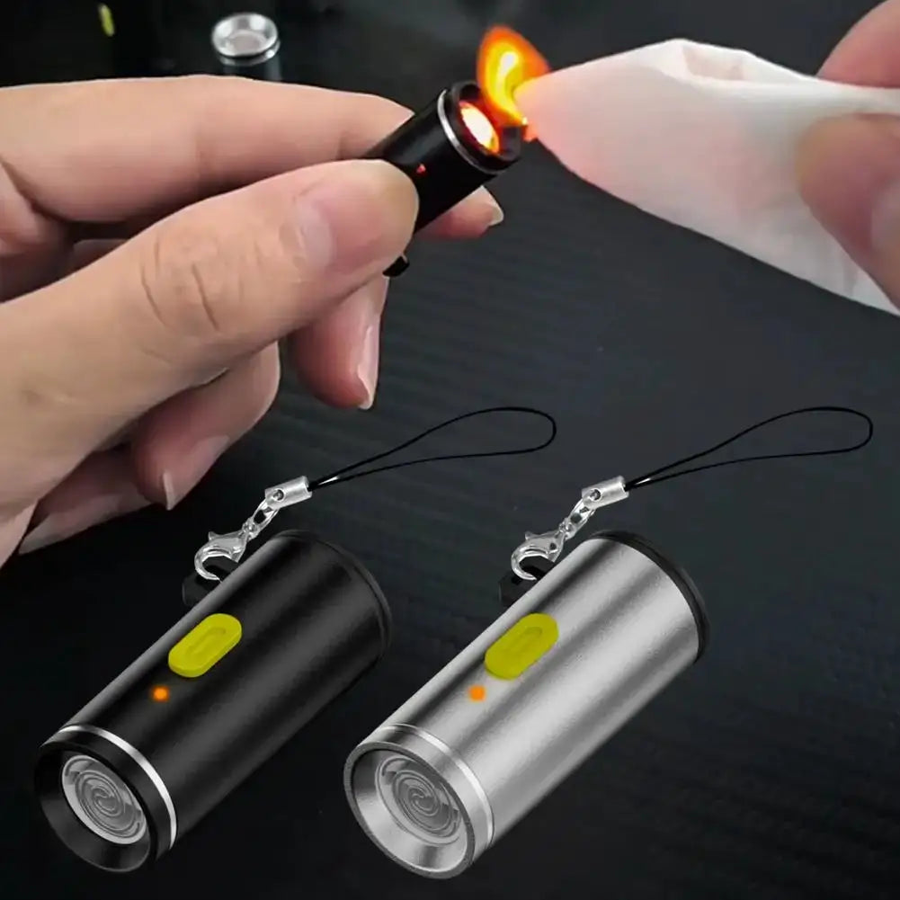 Type-C Mini Windproof Heating Wire Electronic Matchless Lighter Portable Outdoor Small Flame Starter