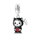 Sterling Silver Charm Bead Pendant