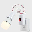 E27 Plug In Lamp Base - Convenient Safety Switch
