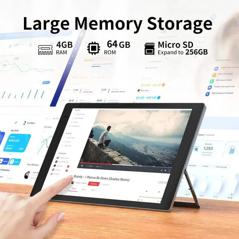 Type C 4GB DDR3 RAM Windows 10 Tablet 11.6 Inch 64GB eMMC